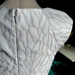 NWT Halston Heritage - Grey garden cocktail dress